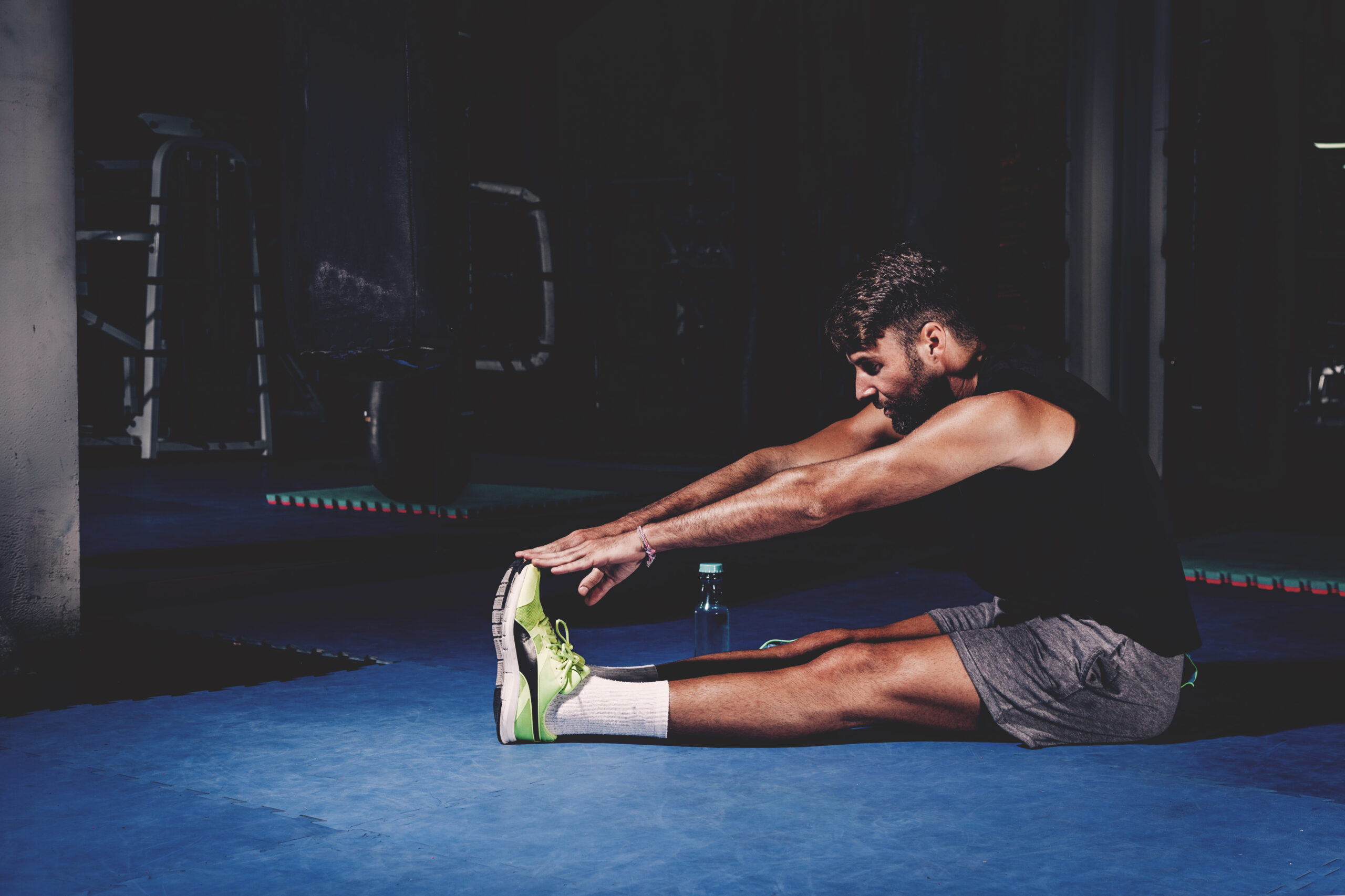 Man Stretching Gym